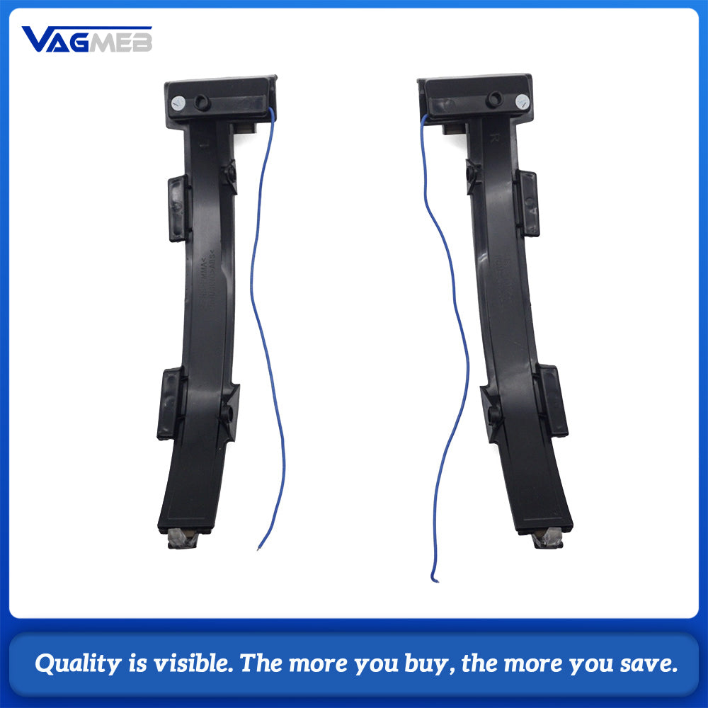 Dynamic Sequential Amber LED Mirror Turn Signal Retrofit, Flowing Sweep Indicator Light Fit for VW Golf MK7 Golf 7.5 GTI R R-Line, Side Rearview Mirror Sequential Blinker Lamp Pair