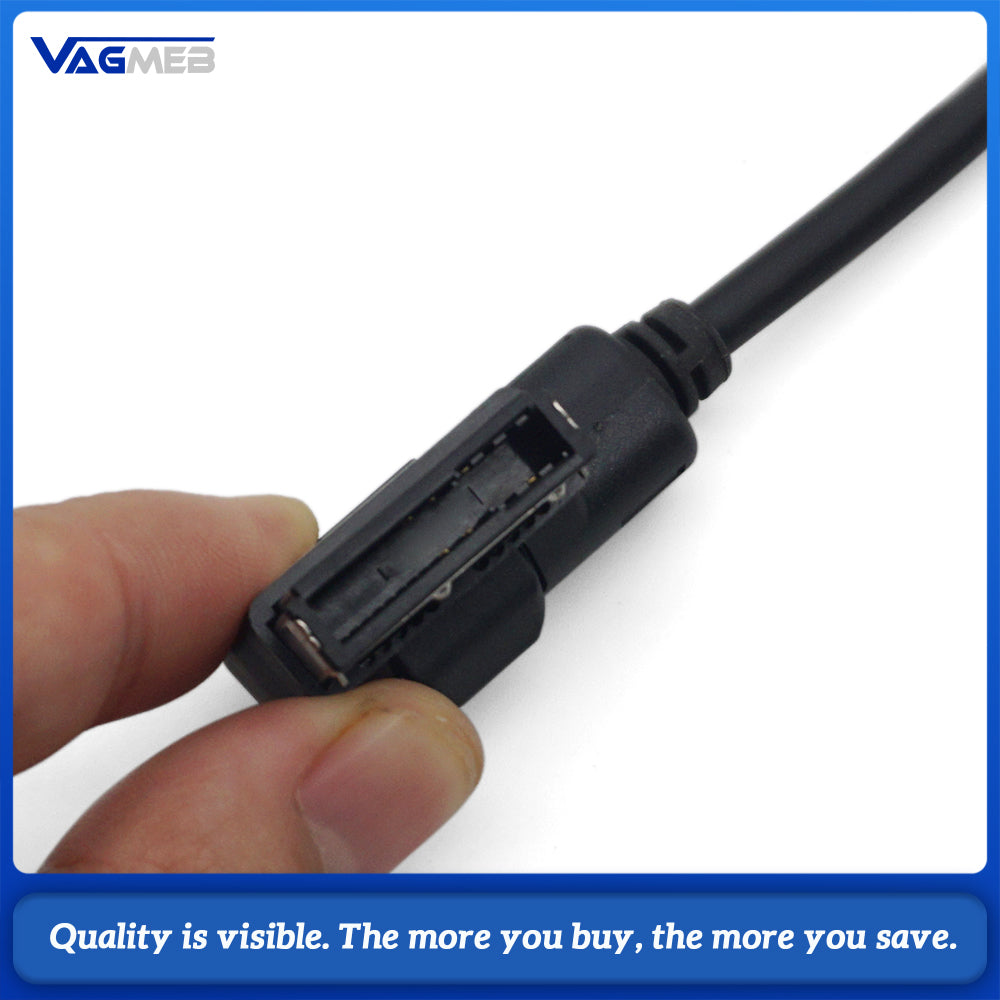 USB AUX Cable Music MDI MMI AMI to USB Female Interface Audio AUX Adapter Data Wire For AUDI A3 A4 A4L A5 A6 A8 Q5