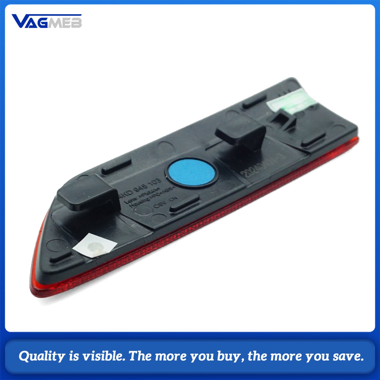 For Audi A6 C8 Sport 2019 2020 2021 2022 2023 2024 Rear Bumper Inner Side Reflector Car accessories 4KD 945 103