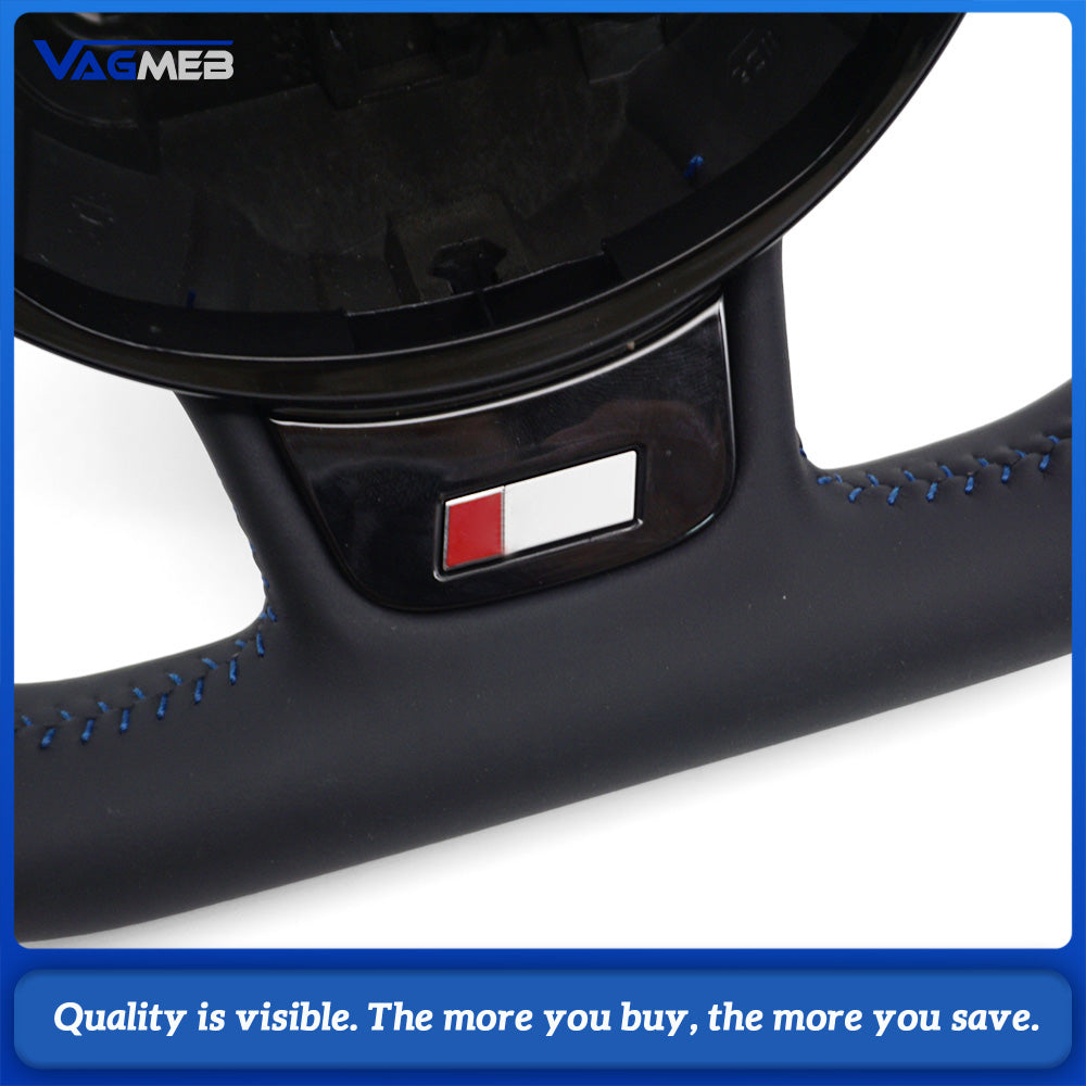 Leather material sports style steering wheel For Audi A3 A4 A5 S5 Q3 Q5 SQ5 steering wheel accessories, car accessories