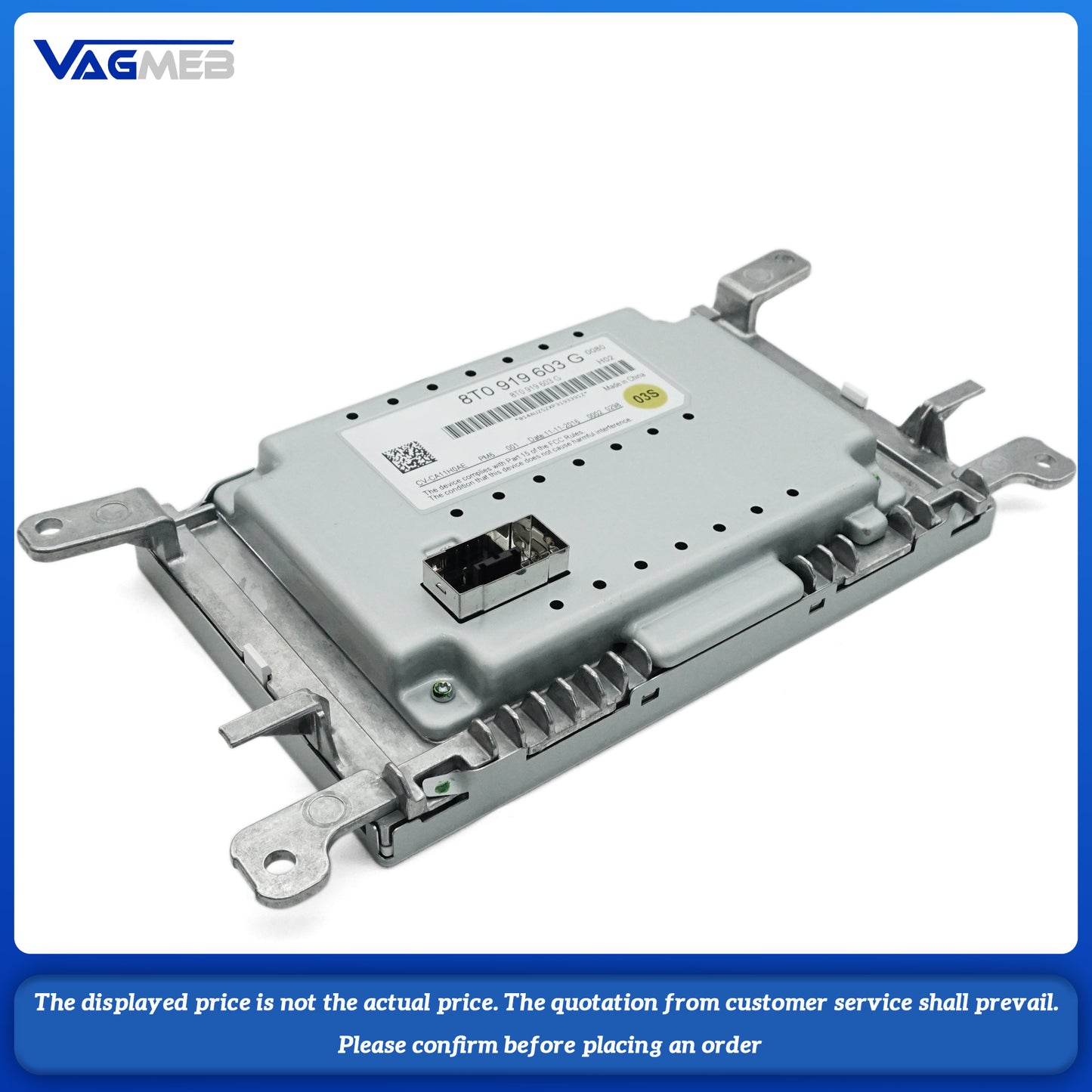 OEM MMI Display Unit Screen For Audi A4 S4 RS4 8K A5 S5 RS5 Q5 8R  8T0 919 603G