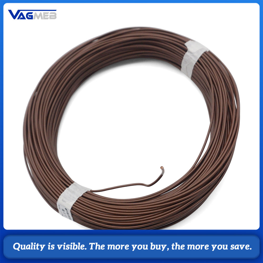 50M 0.75mm² Single Core Brown Electrical Wire Auto Car Wiring Cable