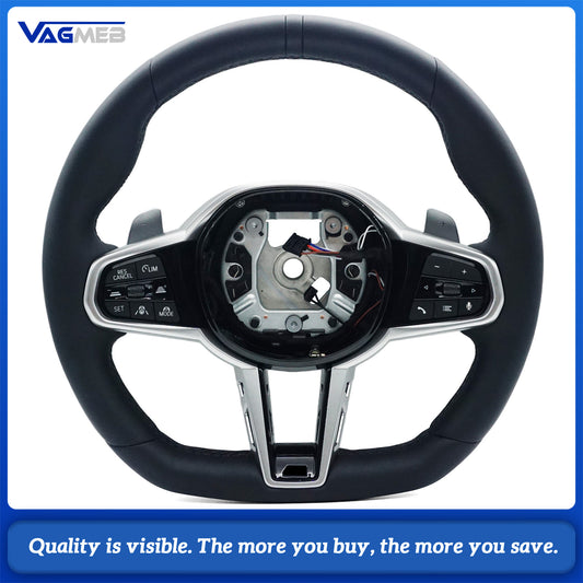 Car Steering Wheel with Vibration For BMW G01 G02 G05 G06 G20 G22 G29 G30 G42 G80 G87 F01 F02 F07 F10 F15 F40 F44 X3 X5 X6