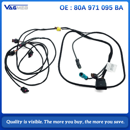 FOR Audi Q5 FY 2022 6 Sensor cable harness Front Bumper Wiring Set 80A971095BA 80A 971 095 BA
