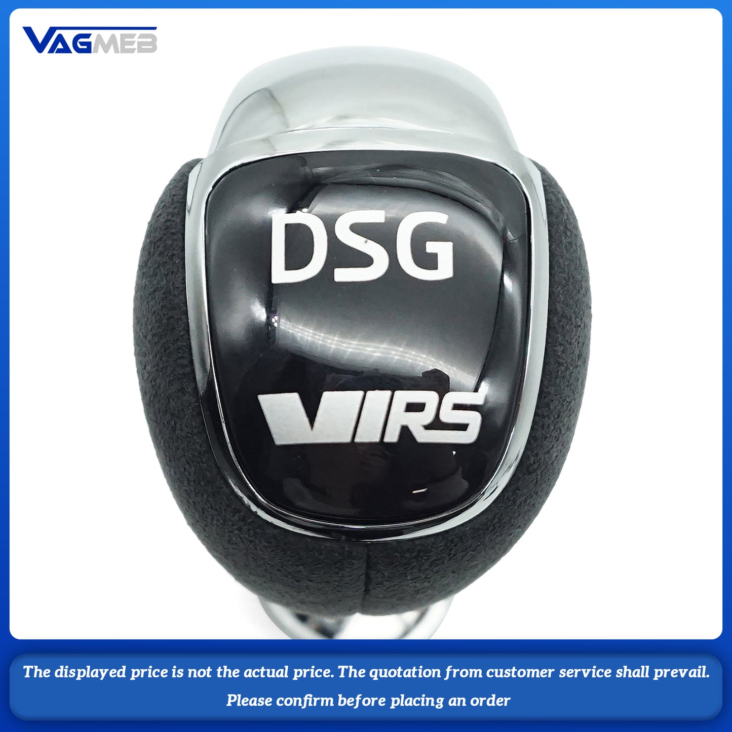 DSG Gear Shift Knob Leather Side Cover Interior Parts Accessories For Skoda Octavia Superb Fabia Yeti