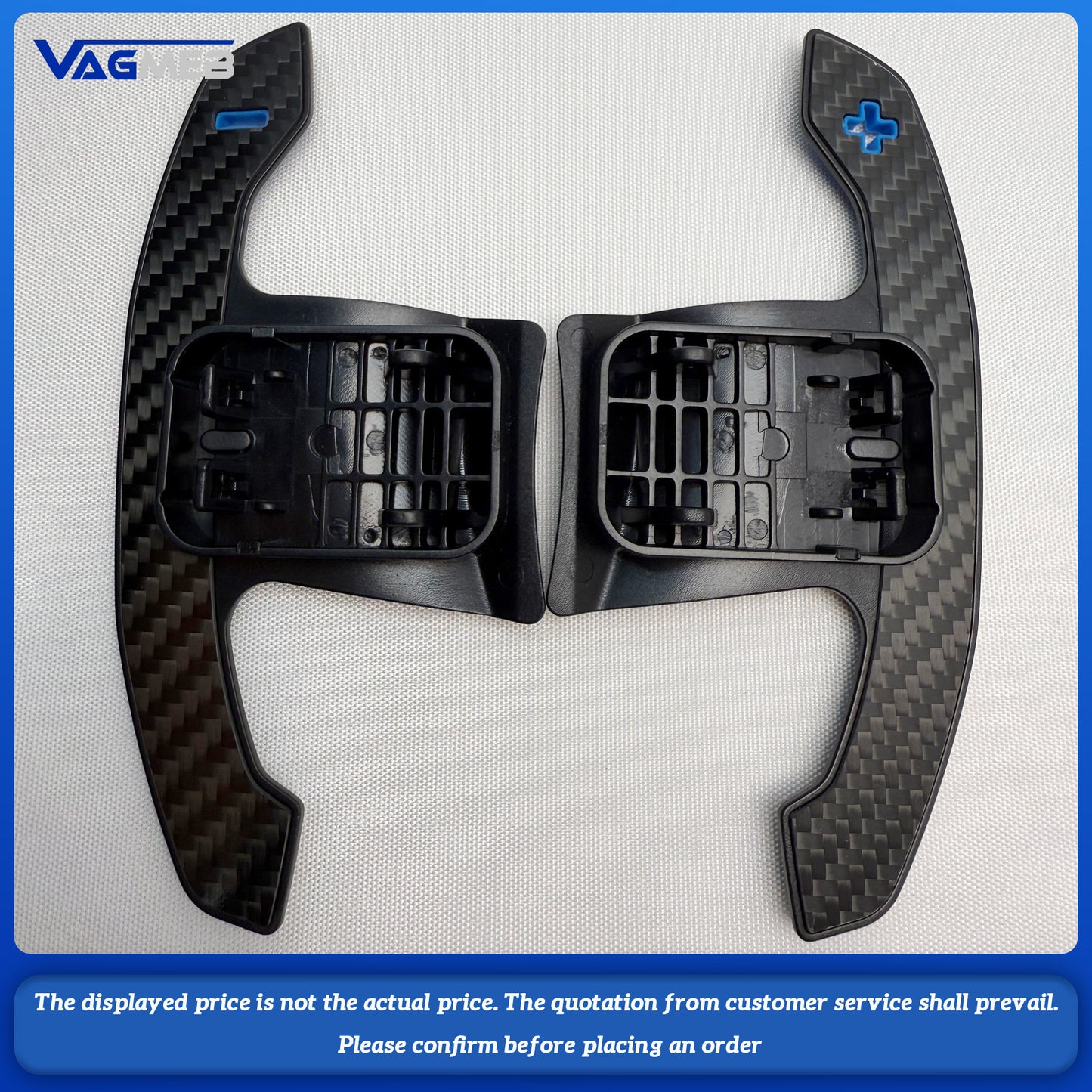 For BMW F20 F30 F32 F34 F36 F80 G42 F30 F31 1 2 3 4 5 7 Series Carbon Fiber Steering Wheel Shifter Paddles Gear Shift Shifter