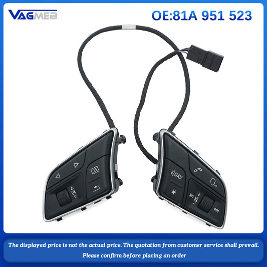 For Audi A3 Q2 Multifunctional Steering Wheel Key Button Assembly 81A 951 523