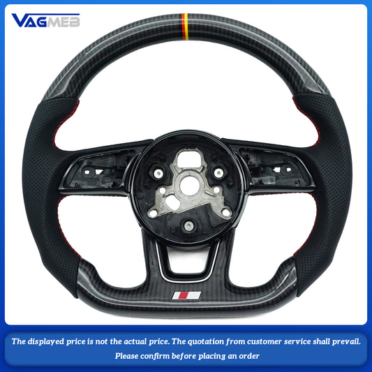 For Audi S Logo A4B9 Steering Wheel Flat Bottom Steering Wheel Campaign Assembly Accessories
