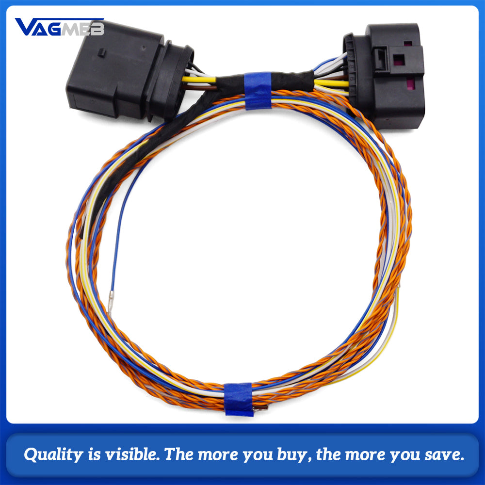 For VW Passat B6 B7 B8 Xenon Headlight Auto Leveling Wiring Harness