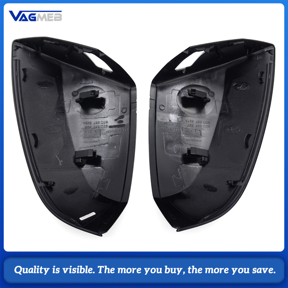 Car Rearview Mirror Housing For Audi Q5L FY 2018-2026 Lane Change Assist Blind Spot Detection Mirror Cap 80D 857 527A 80D 857 528A