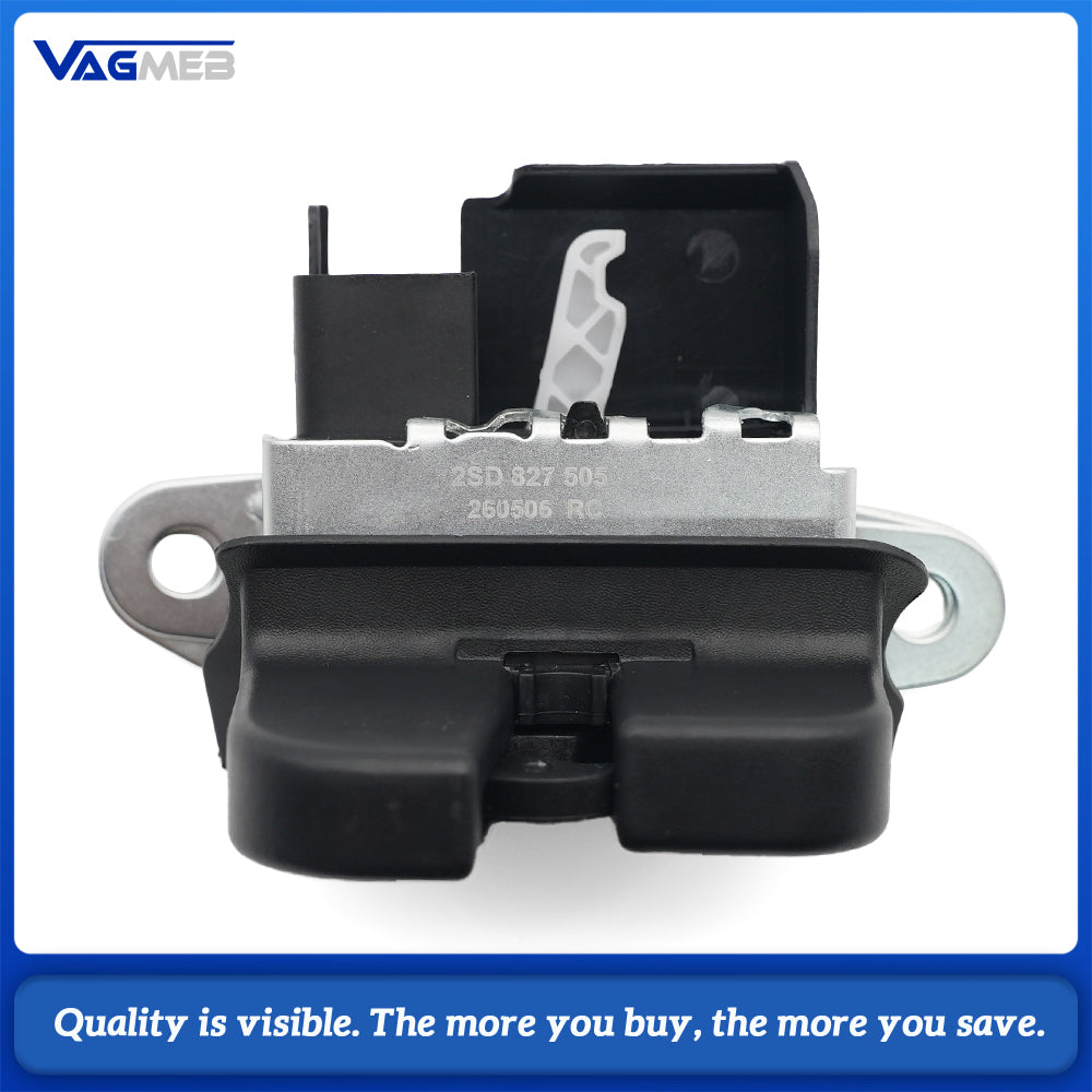 Trunk Lock for VW Polo 2018-2024, Golf 2021-2022, ID.3 2022-2024, Tacqua 2020-2022, T-Cross 2019-2022  OE 2SD827505A/505