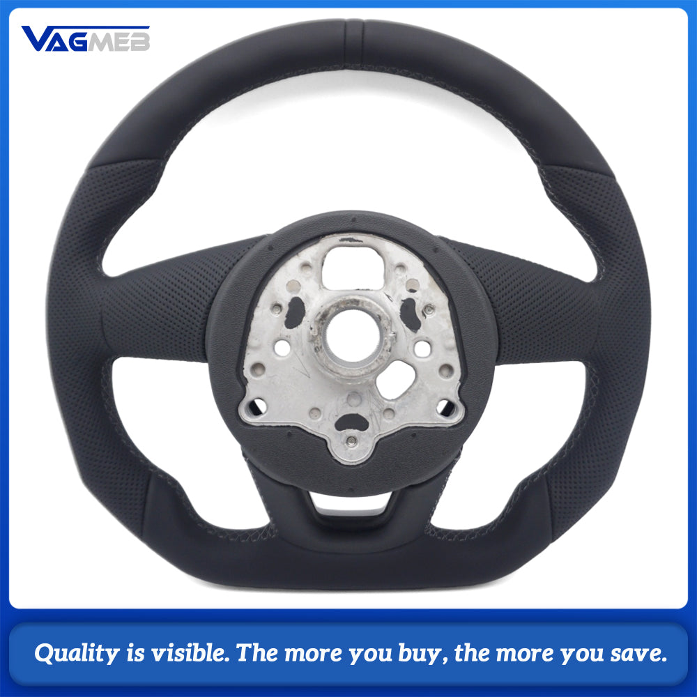 Sports Style Car Steering Wheel Suitable For Audi A4 B9  Leather Steering Wheel Car Accessories