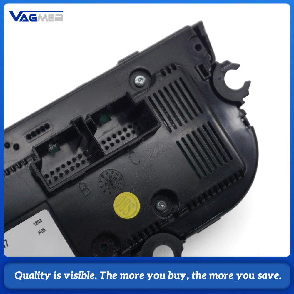 For Skoda Octavia 5ED Manual AC Heater Switch Without Seat Heating Buttons 5ED 820 047