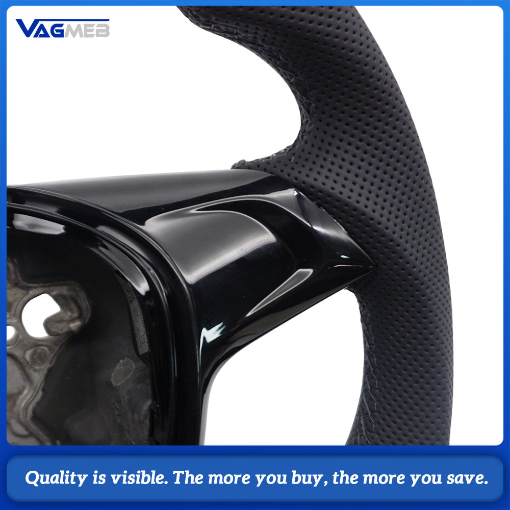 Semi Perforated Sports Steering Wheel,For VW GOLF 7 MK7 Transporter T6