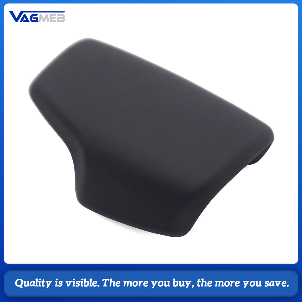 For Audi A4B9 Black Leather Selector Lever Handle Gear Shift Knob Lever Cover