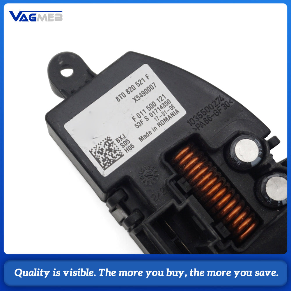 8T0820521F AC Heater Blower Motor Resistor Replacement For Audi A4 A5 S4 S5 8T 2013-2017 Auto Parts