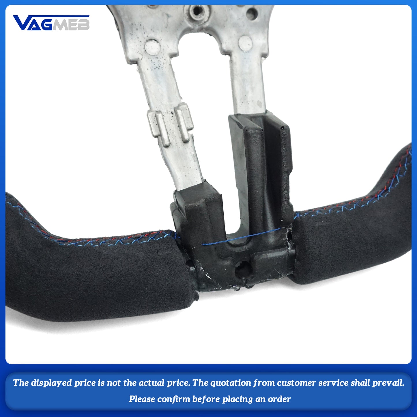 Bare disk Leather Steering Wheel Grip design For BMW F30 F20 F22 F23 F33 F34 F48 X5 F15 X1 X3 F25 M3 F80 E90 E70 E84 M Serie