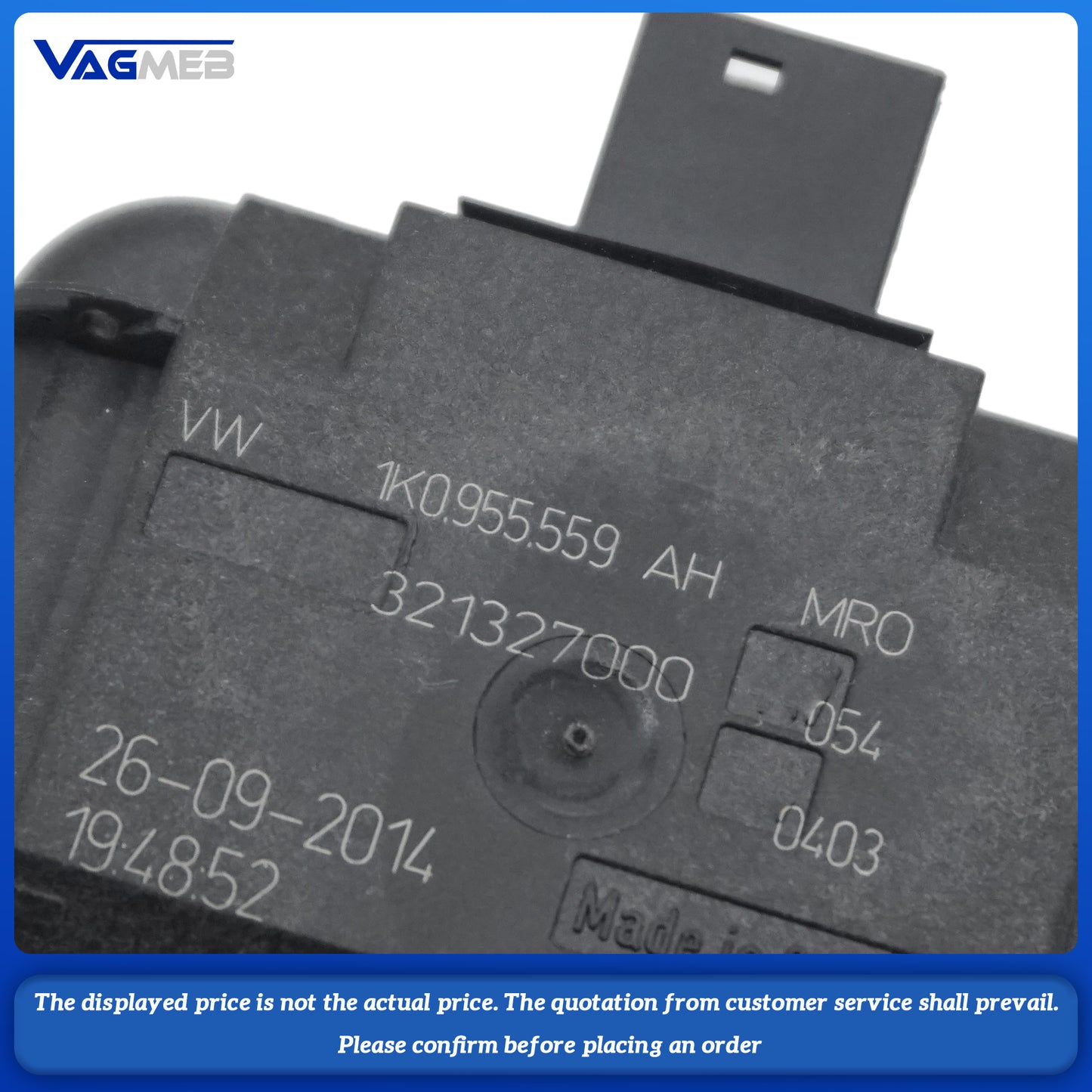 Car Rain Sensor For VW Scirocco Golf MK5 MK6 Passat B6 B7 CC Tiguan Touran Caddy Seat Skoda 1K0 955 559 AH