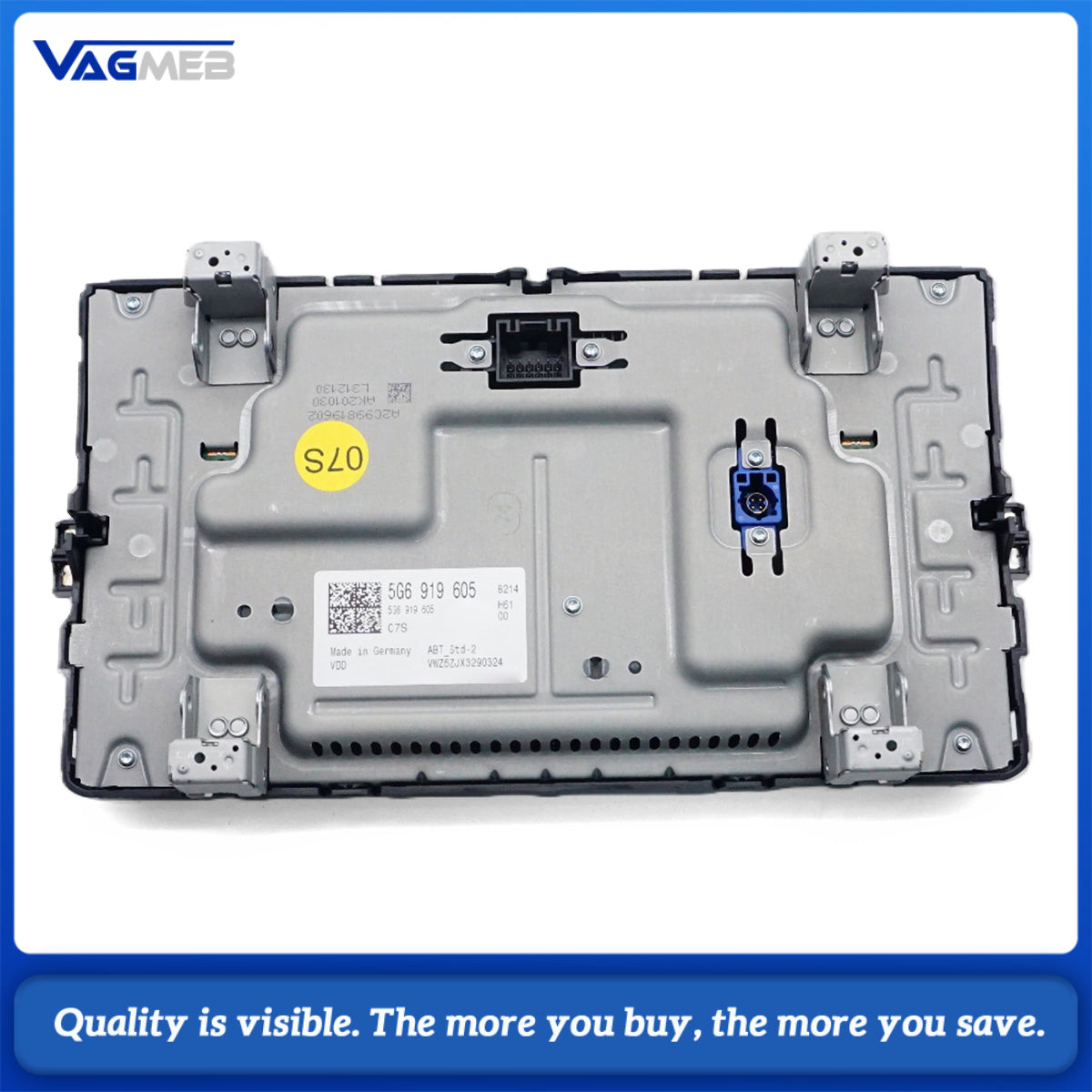 5G6 919 605 8 Glass Touch Screen Display MIB 2.5 Radio Monitor For VW Golf 7 MK7 VII MK7.5 Passat B8