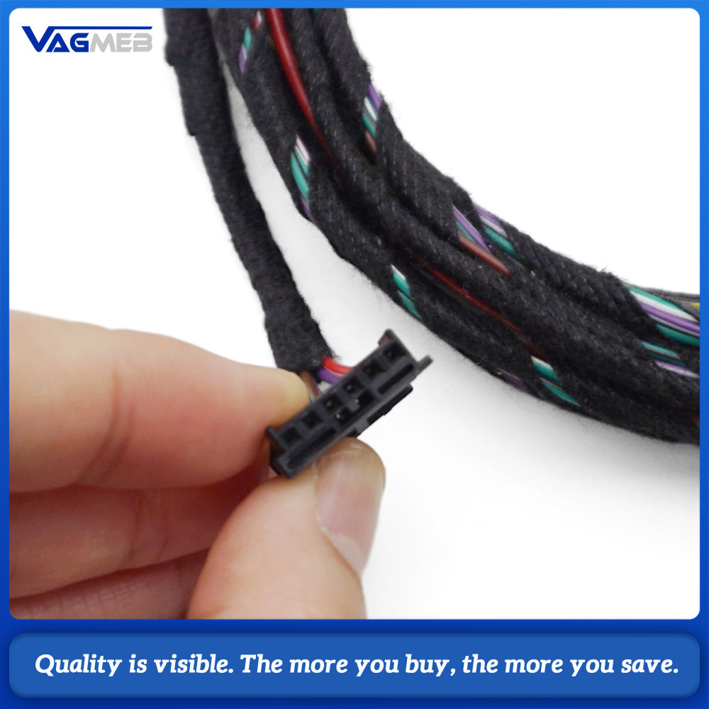 Halogen update to LED light harness for Audi A3 roof LED light harness upgrade for interior ceiling light harness