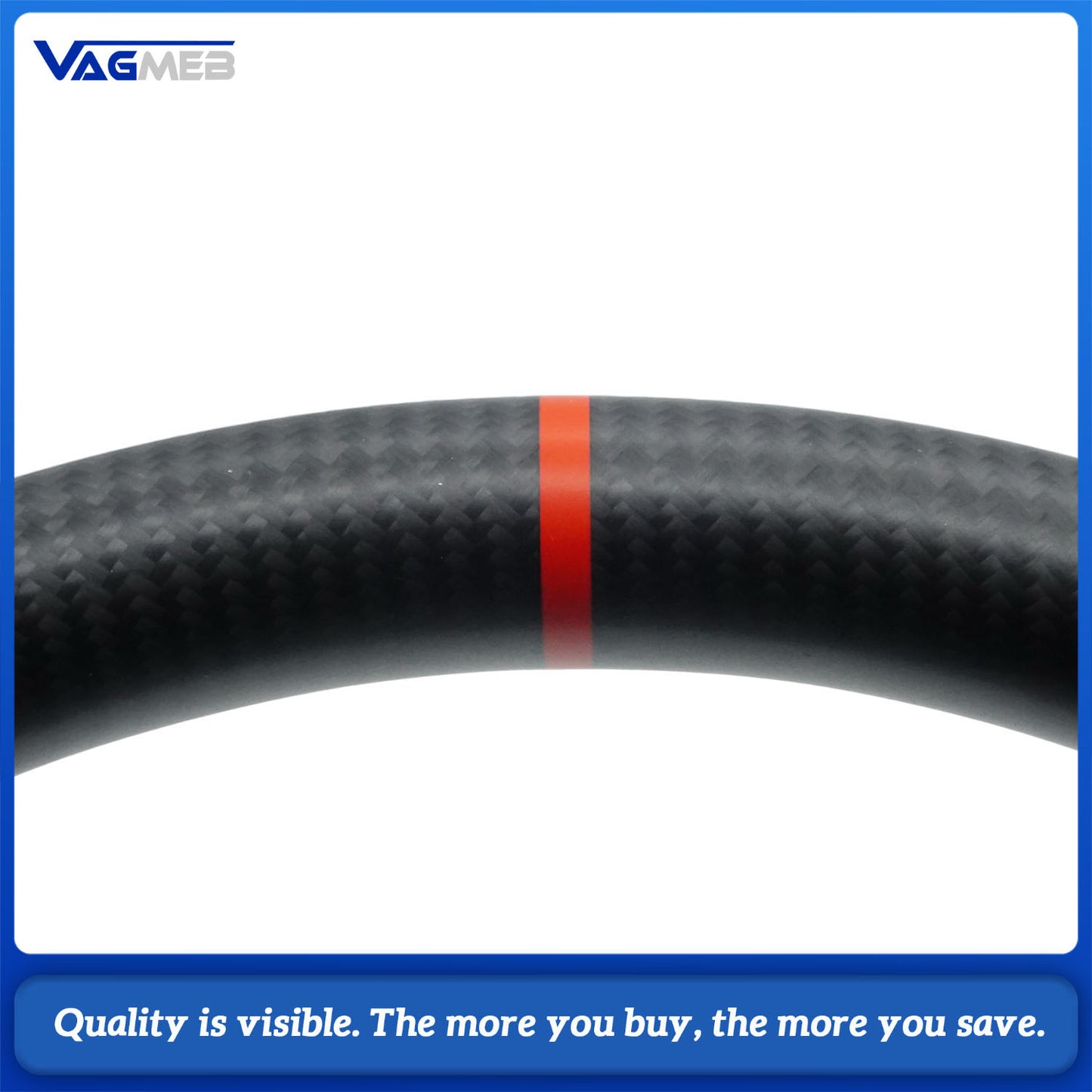 Matte carbon fiber steering wheel for Audi Q3 F3 flat bottomed D-shaped carbon fiber leather steering wheel, Car Accessories