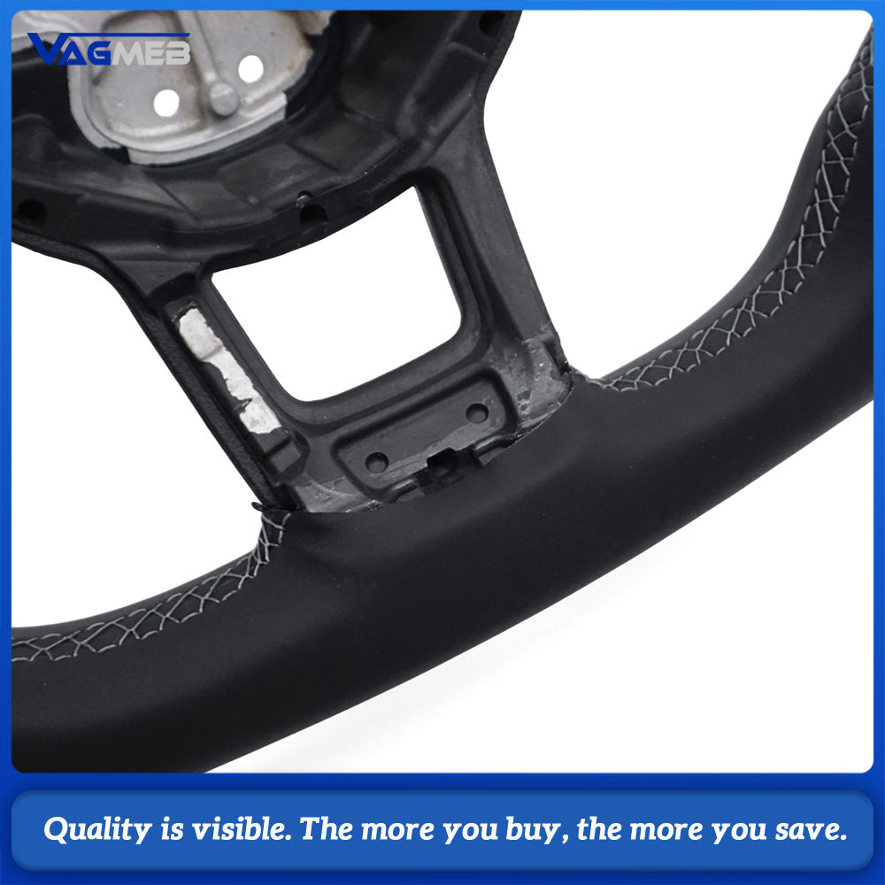 Steering Wheel Is Suitable For VW Golf MK7 MK7.5 GTI Made Of Perforated Leather Car Accessories
