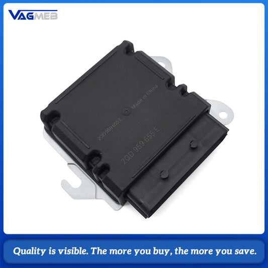 2QD 959 655E SRS Airbag Control Unit, Auto Air Bag ECU Computer Module Car Safety System Replacement Part for VW MQB Models