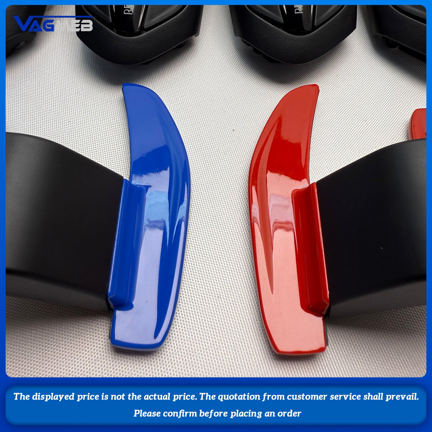 Steering wheel button with M1M2 button  paddle shifter red blue, suitable for BMW 35 F10F20 F30 Series