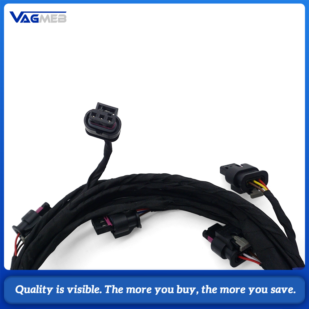 Car Front Rear PDC Parking Radar Wiring Harness Cable Kit 0K to 12K PLA Upgrade Harness For Volkswagen Golf 7 MK7 Parking Assist Retrofit
