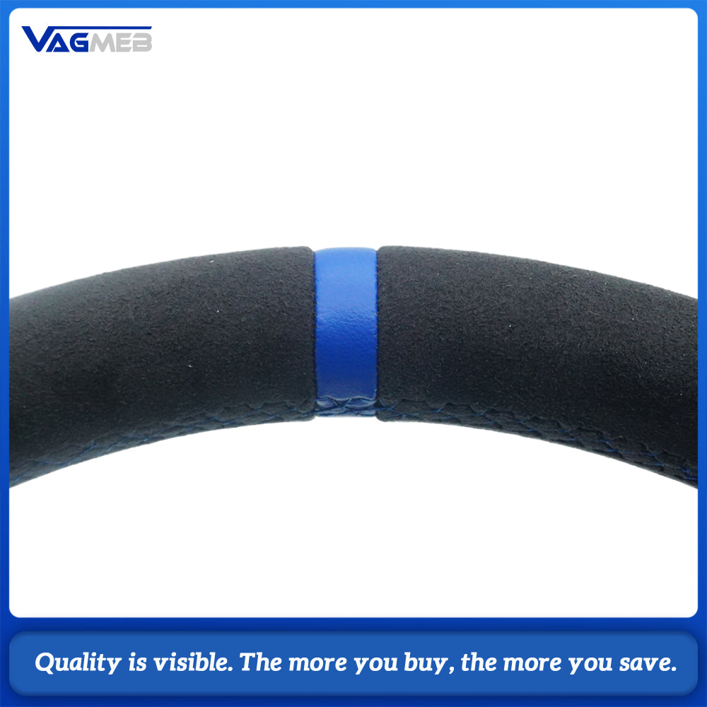 Suitable for VW Golf MK7 R GTI GTD GTE Polo GTI Scirocco 2015 2016 T-ROC Tiguan for Alcantara material steering wheel