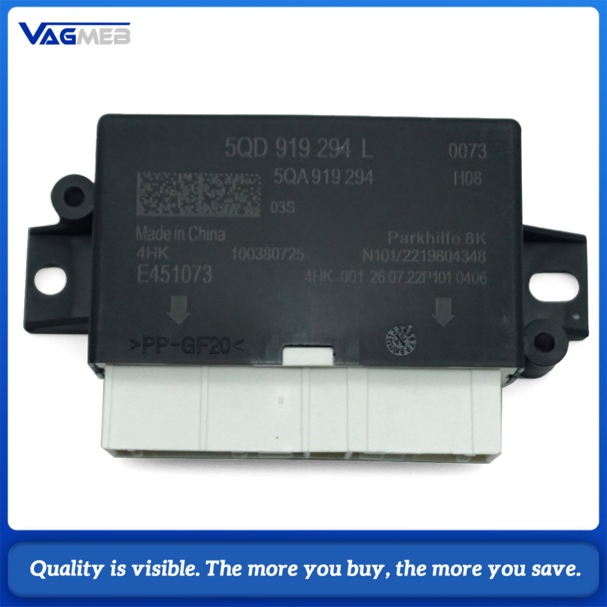 Front Parking Sensor Set Front PDC 8K For VW Tiguan MK2