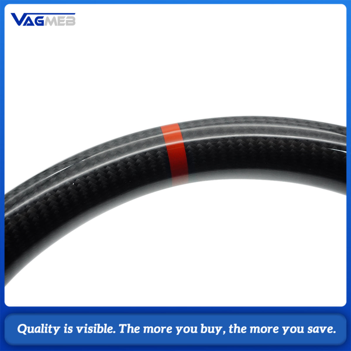 True carbon steering wheel automotive accessories suitable for Audi A3, A4B8, A5, S3, S4, S5 fiber flat bottomed sport leather