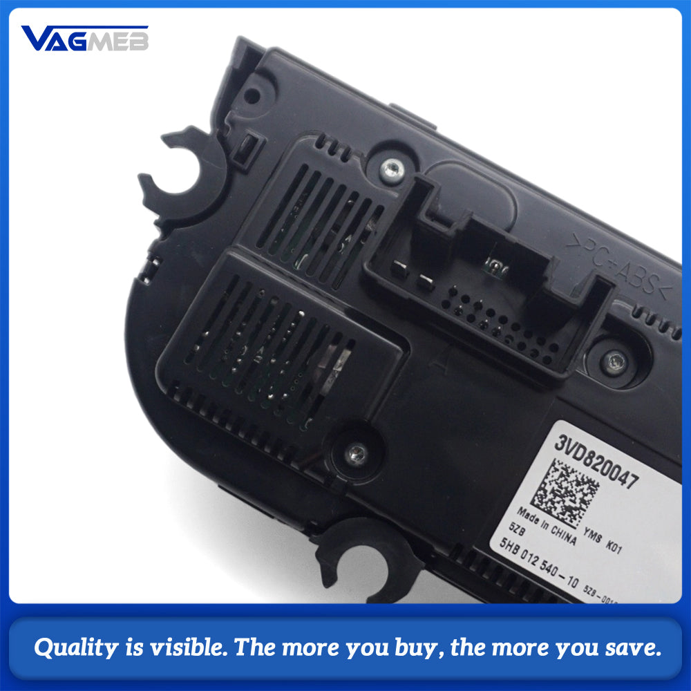 For Skoda Superb Climatic Air Conditioning Control Knob Panel 3VD 820 047