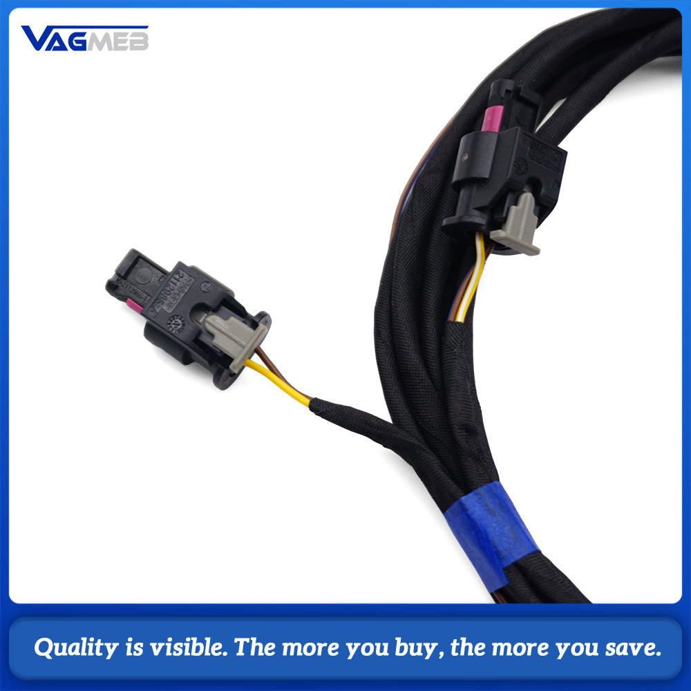 LED Light Up Badge Wiring Harness for Volkswagen Golf 8 R-Line, Plug and Play Logo Lamp Cable Kit