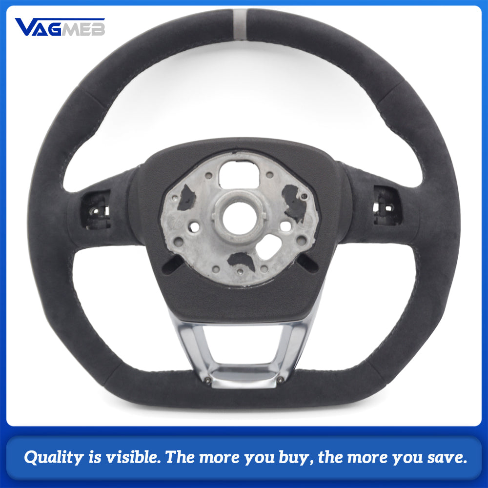 Suitable for Audi Q5 Q7 Q8 RS7 fully furry steering wheel