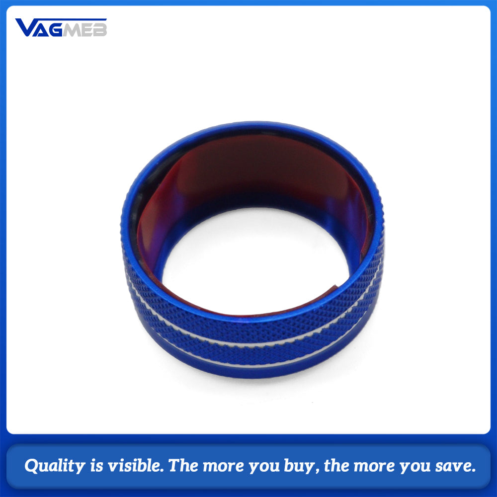 Car Rearview Mirror Adjustment Knob Decoration Ring Metal Trim Cover For VW Volkswagen Golf Mk7 Polo 2015-2019 Switch T Interior