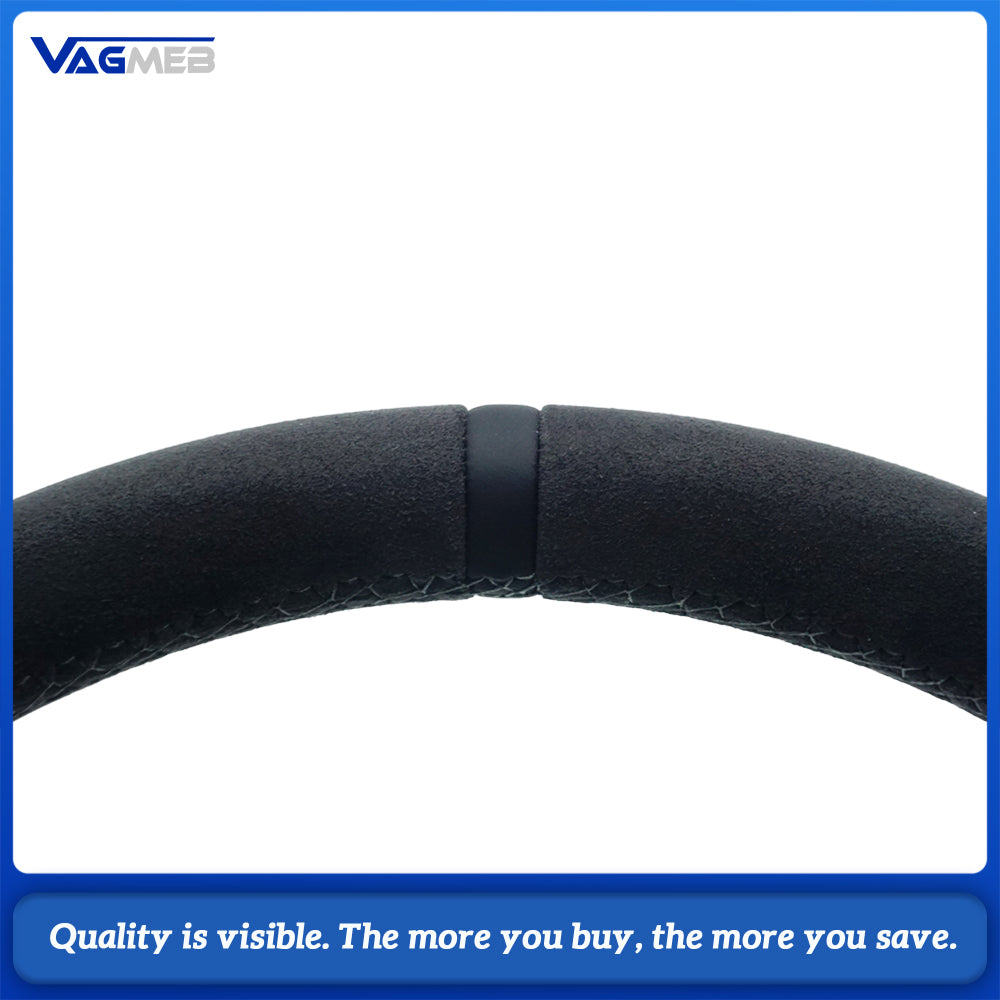 For Audi A4 B9  Sports Style Semi-perforated Leather Steering Wheel