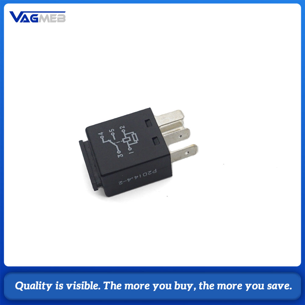 5AK 100 Relay OE 7M0951253C JQ185 12V 30A 5Pin Multi Purpose Fuel Pump Fan Relay Fit VW Audi Skoda Seat Golf Passat T5 Sharan