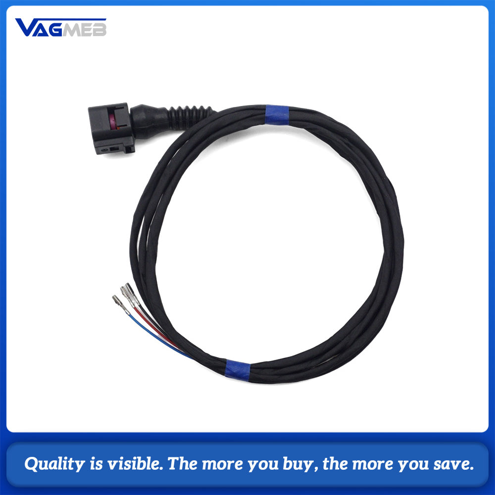 Xenon Headlight Auto Leveling Wiring Harness CPZ Retrofit Loom, Fit for VW Passat B6 3C Halogen To Xenon Upgrade, Headlamp Range Adjustment Cable