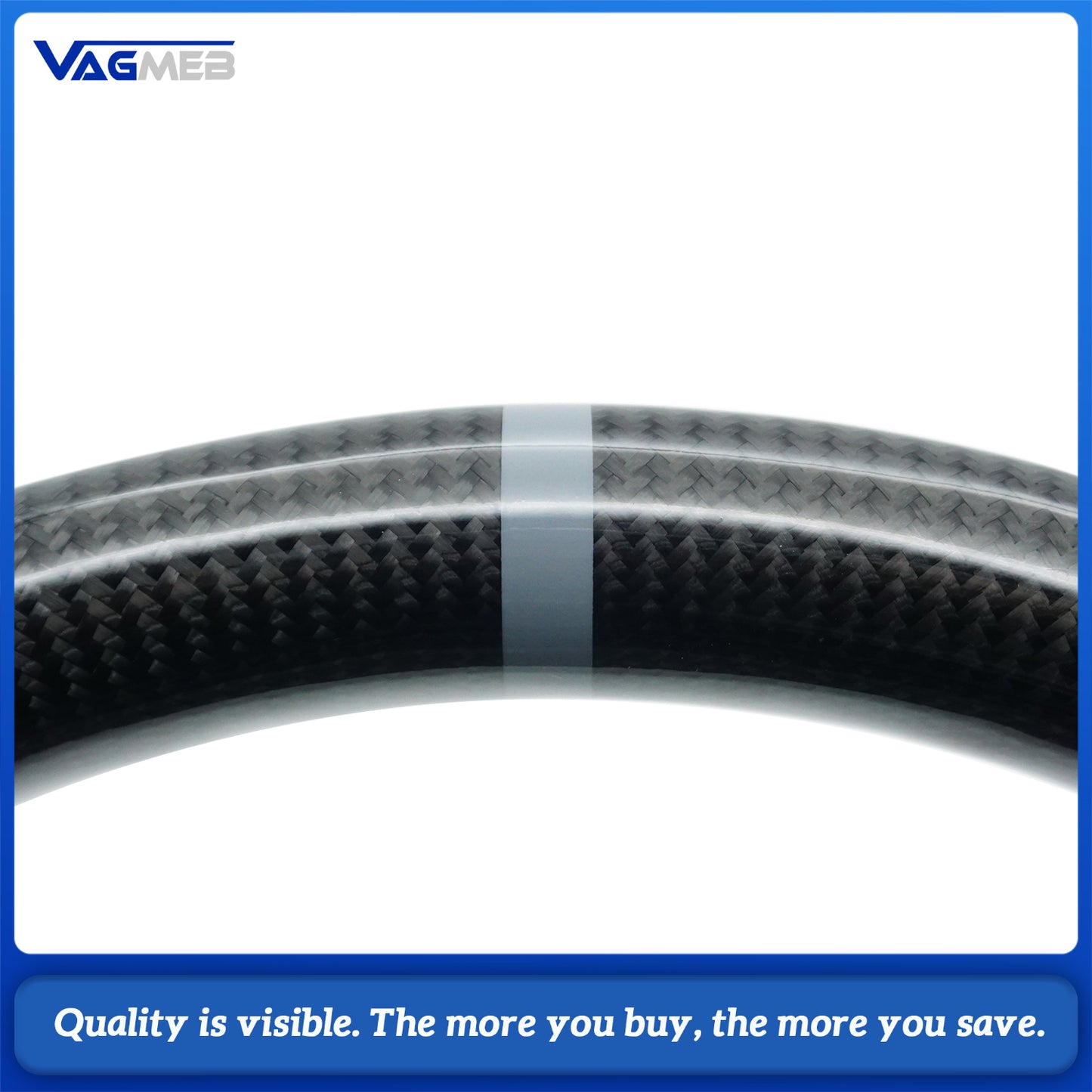 For VW Multivan T6.1 Carbon Fiber Steering Wheel High Quality Leather Sport Wheel Customized