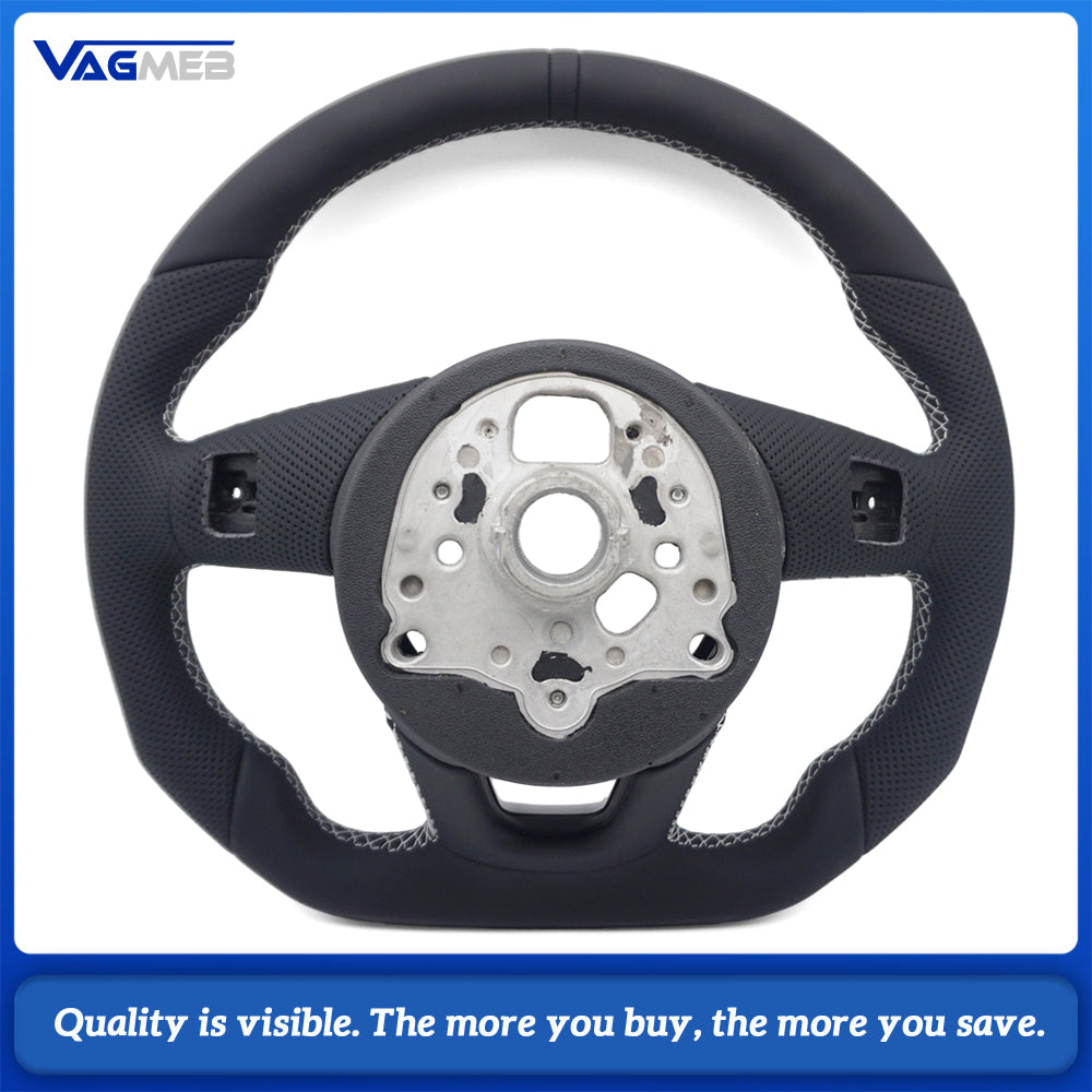 Sports Style Car Steering Wheel Suitable For Audi A4 B9  Leather Steering Wheel Car Accessories