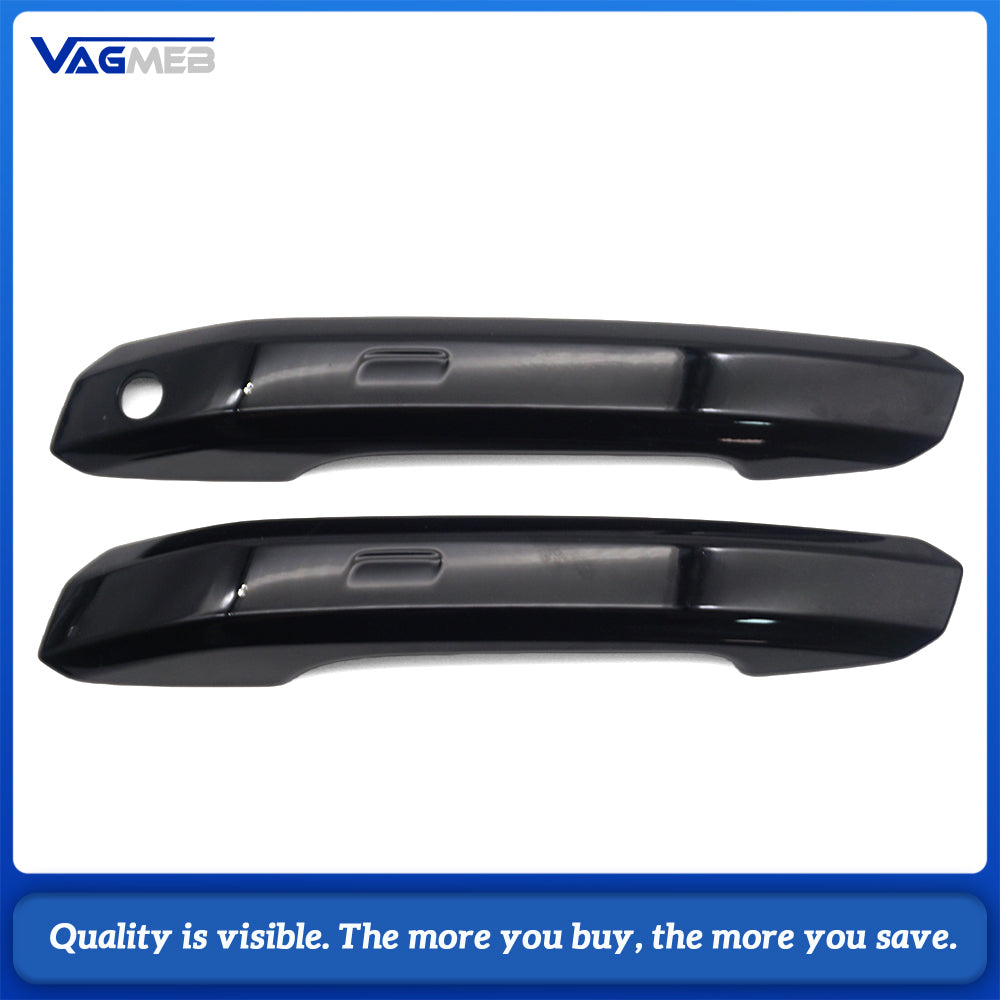 8WD837876/8WD837875/8WD839875 For Audi A4L B9 Exterior Door Handle Cover, Black Painted, FrontRear LeftRight, For 2017-2025 Audi A4 A5 Q5L