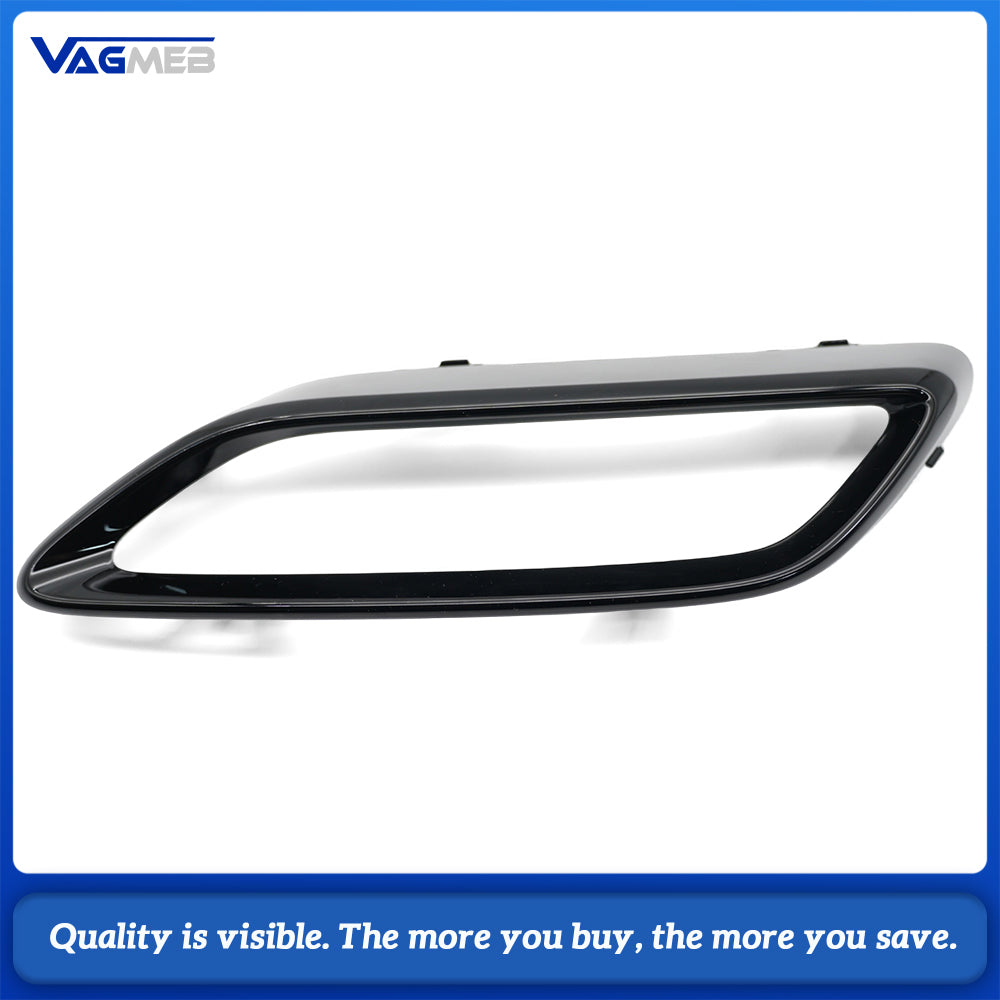 Car Exhaust Tail Throat Frame Decoration Cover Stickers Trim For Audi A3 8Y 2021 2022 Sporty Exterior Pipe Accessories 8YG 807 833 834