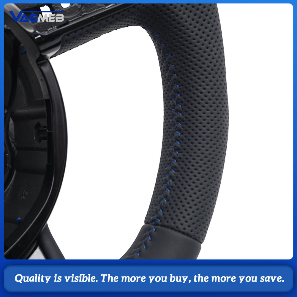 Leather material sports style steering wheel For Audi A3 A4 A5 S5 Q3 Q5 SQ5 steering wheel accessories, car accessories