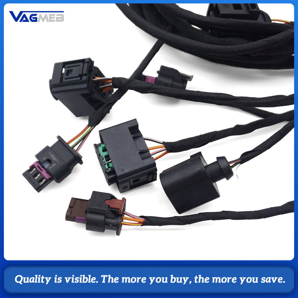 Front Bumper PDC Parking Sensor Wiring Harness With Adaptive Cruise ACC 4H0971095AP For Audi A8 D4 2015‑2018