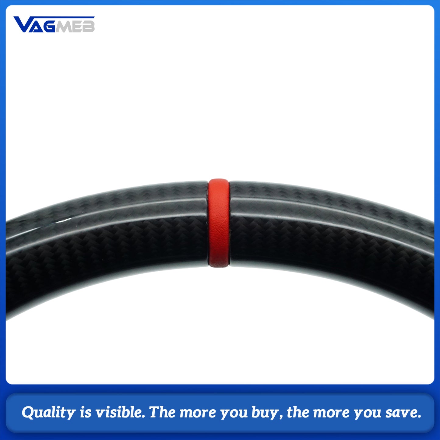 Carbon fiber steering wheel For Audi Q3 RSQ3 leather sports flat bottomed steering wheel with buttons and paddles