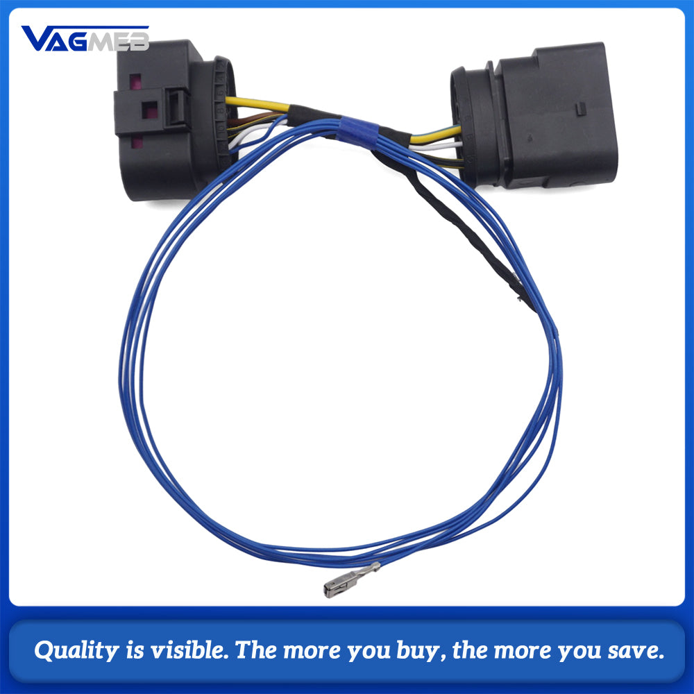 For VW Golf 7 MK7 HID Xenon Headlight 10 to 14 Pin Connector Adapter Wire Harness Vehicle Cable
