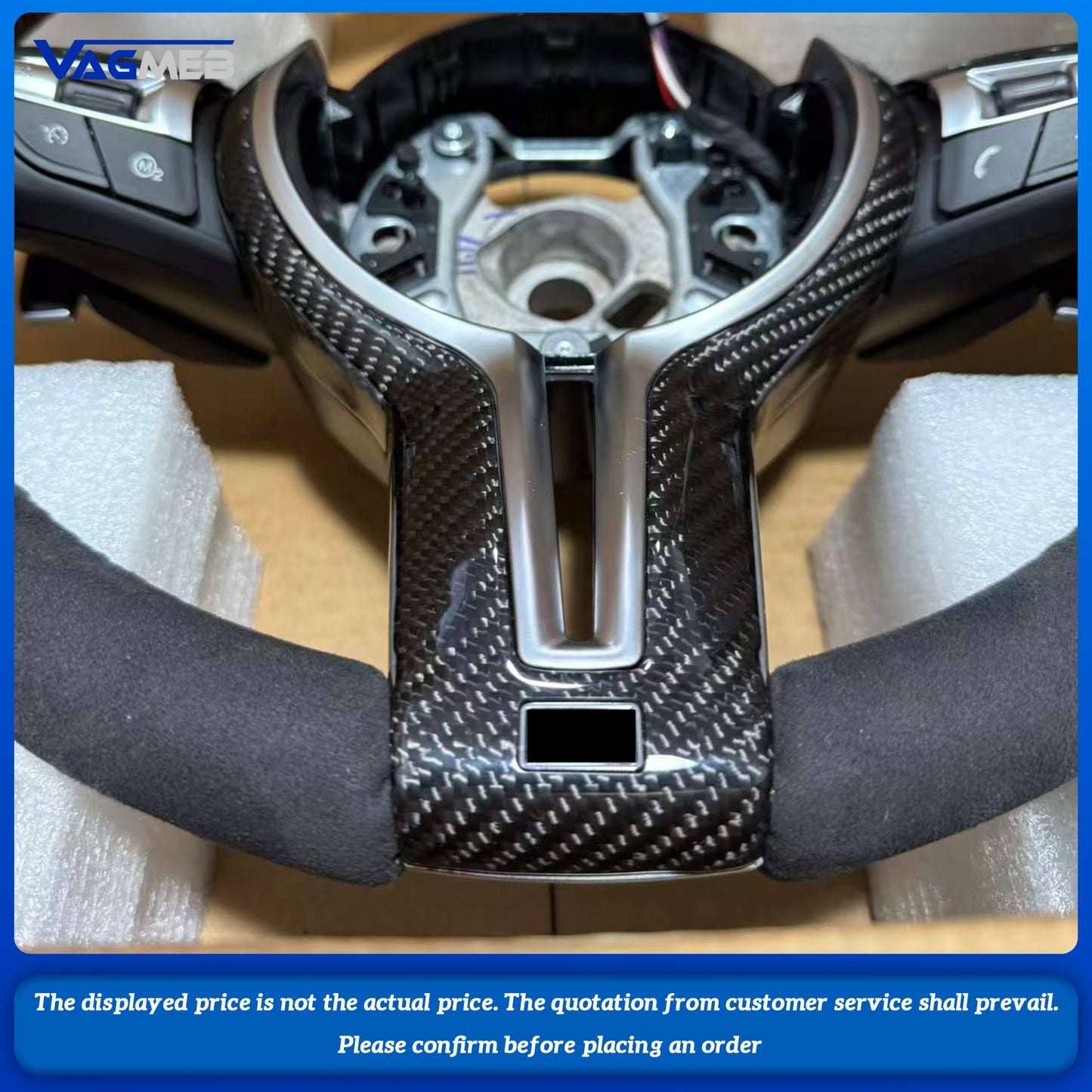 Carbon Trim M Sport Steering Wheel For BMW F10 F20 F21 F22 F30 F31 F32 F36 M2 F87 M3 F80 M4 F82 F15 F16