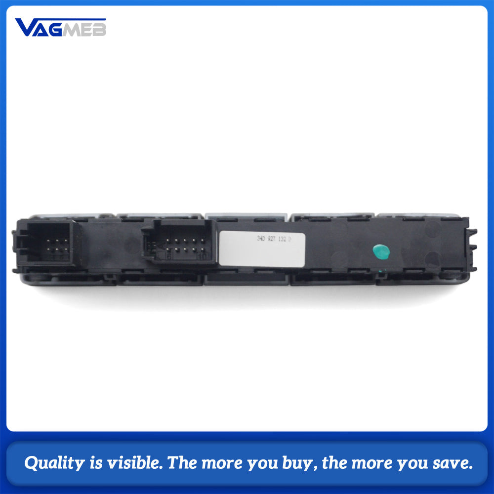 For VW Jetta Santana Center Console ESP Traction Control Tire Pressure Reset Button Module 34D 927 132