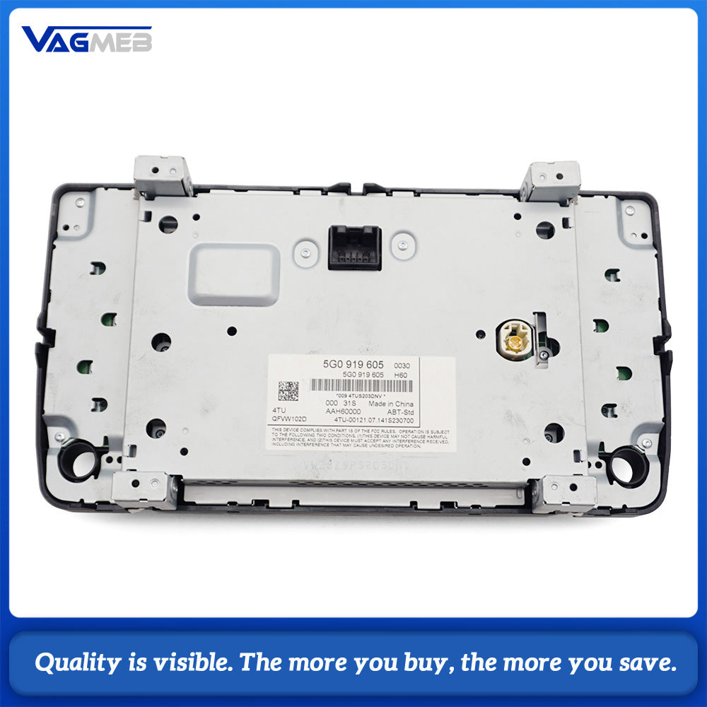 For VW Golf MK7  MK7.5 6.5 Non-Navigation Display Screen 5G0919605 - MIB1 Composition Media Replacement